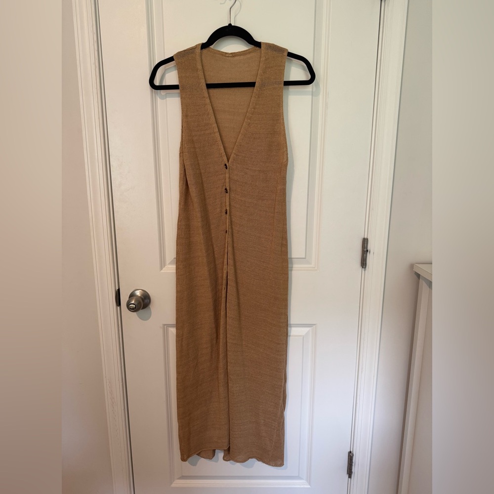 Cult Gaia Tan Maxi Dress
